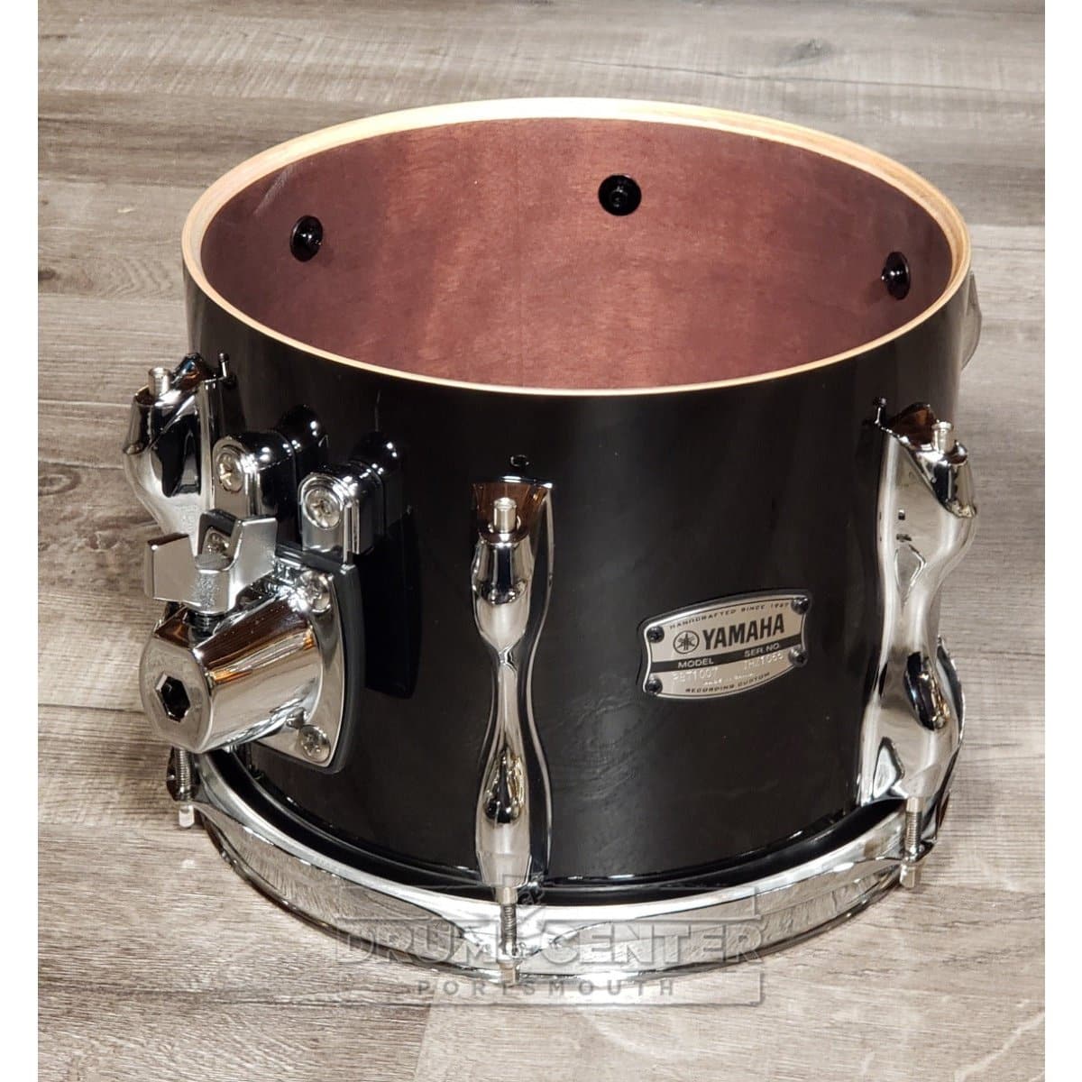 Yamaha Recording Custom 4pc Fusion Drum Set Solid Black DCP