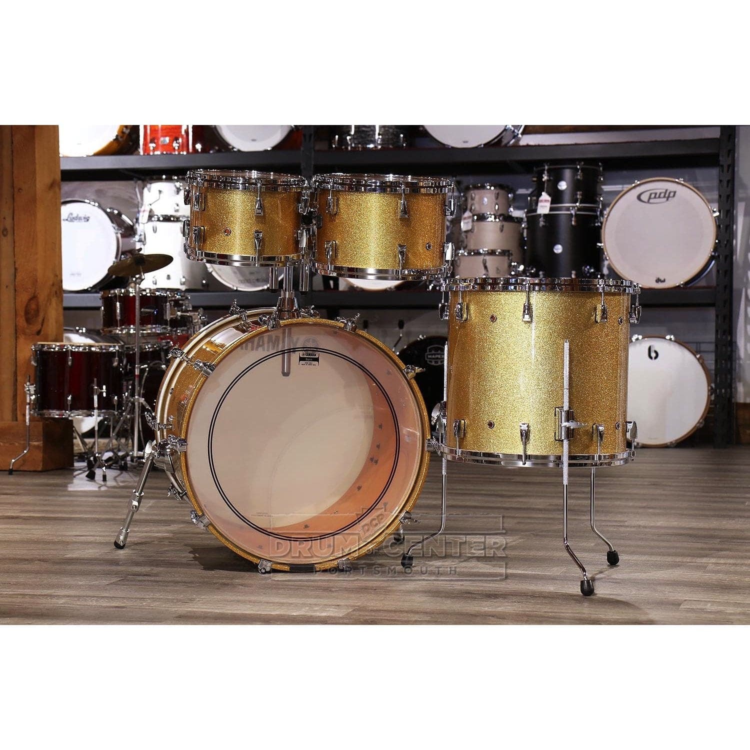 Yamaha Absolute Hybrid 4pc Drum Set 22/10/12/16 Gold Champagne