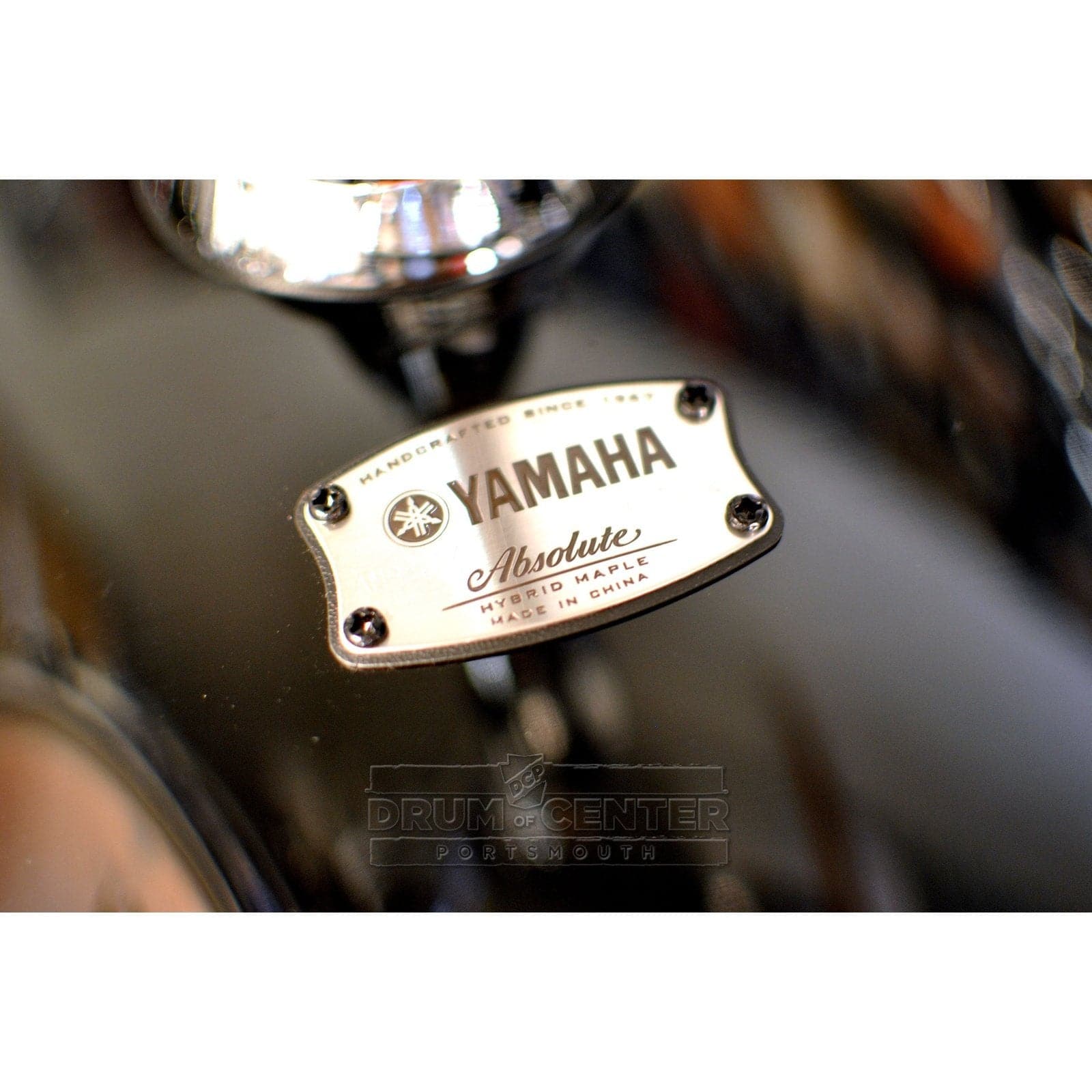 Yamaha Absolute Hybrid 3pc Drum Set Solid Black