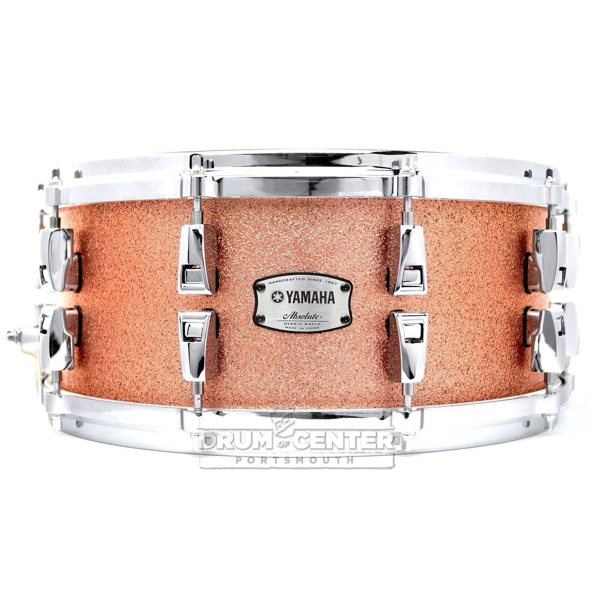 Yamaha Absolute Hybrid Snare Drum 14x6 Pink Champagne Sparkle