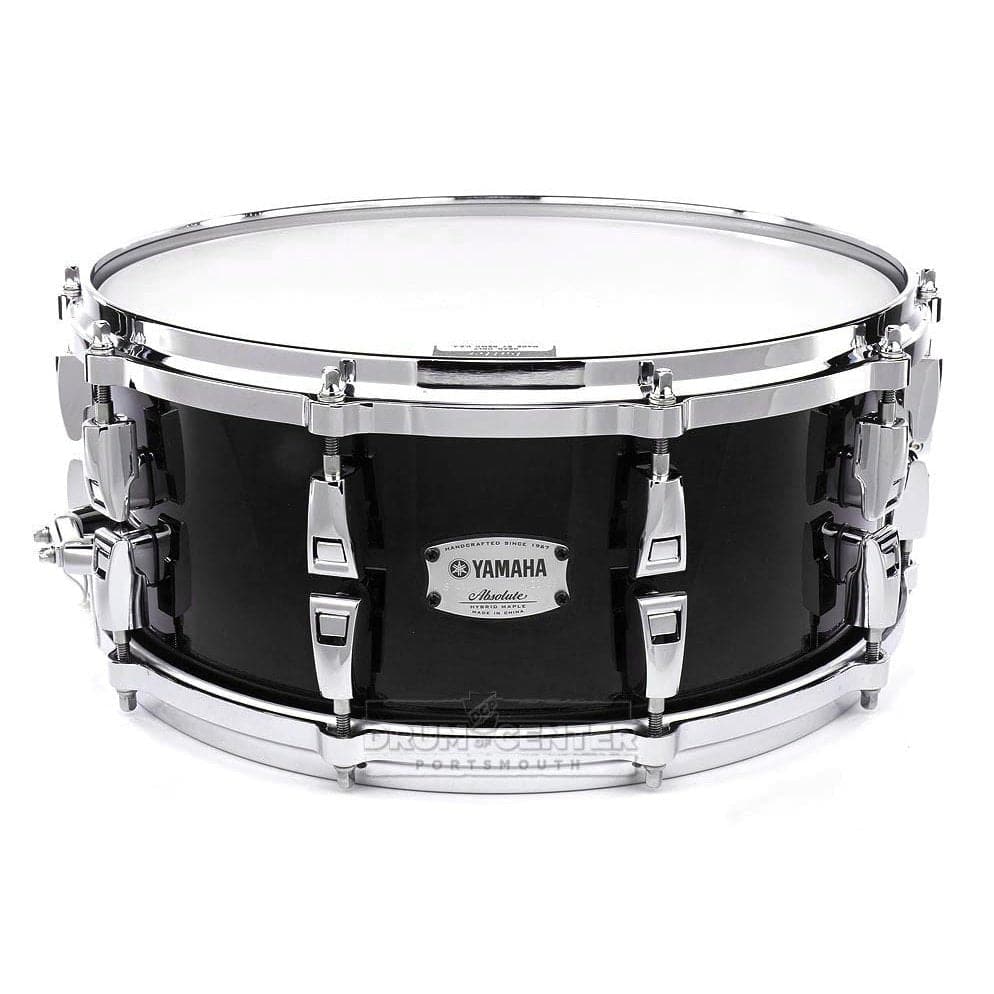 Yamaha Absolute Hybrid Maple Snare Drum 14x6 Solid Black – Drum 