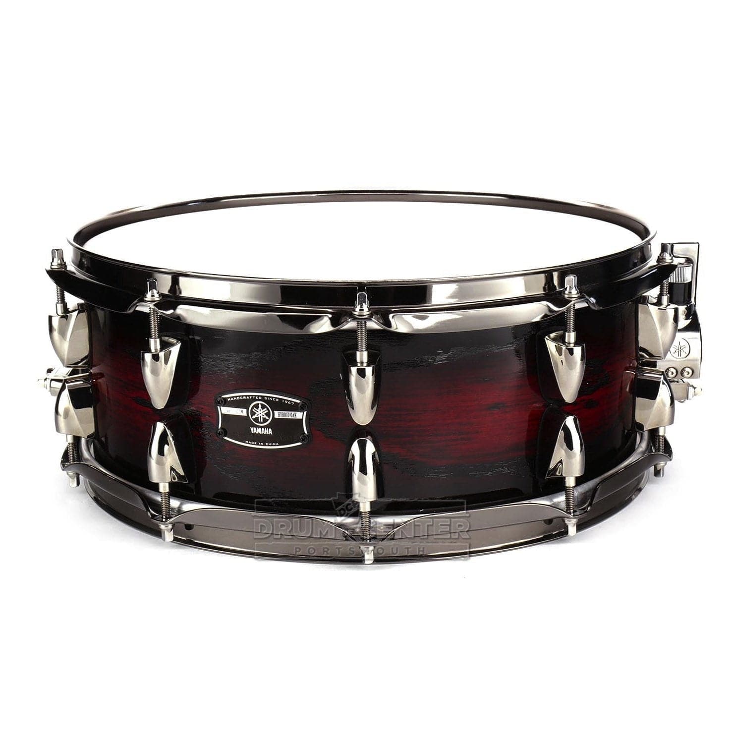 Yamaha Live Custom Hybrid Oak Snare Drum 14x5.5 Uzu Magma Sunburst