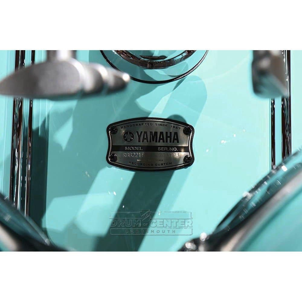 Yamaha Recording Custom 4pc Rock Drum Set Surf Green
