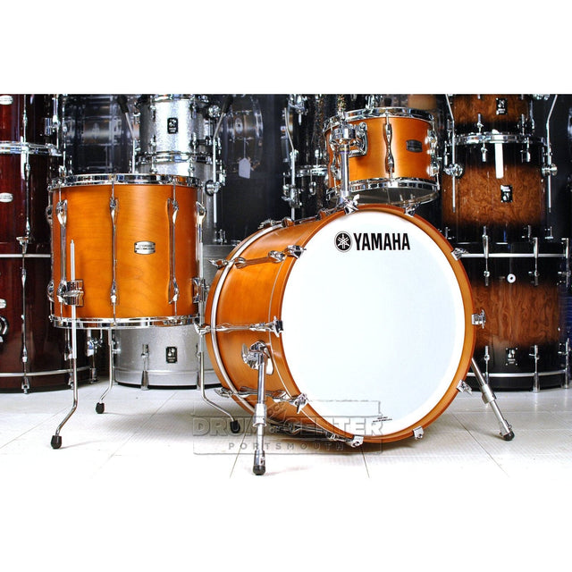 Yamaha Recording Custom 3pc Rock Drum Set Real Wood