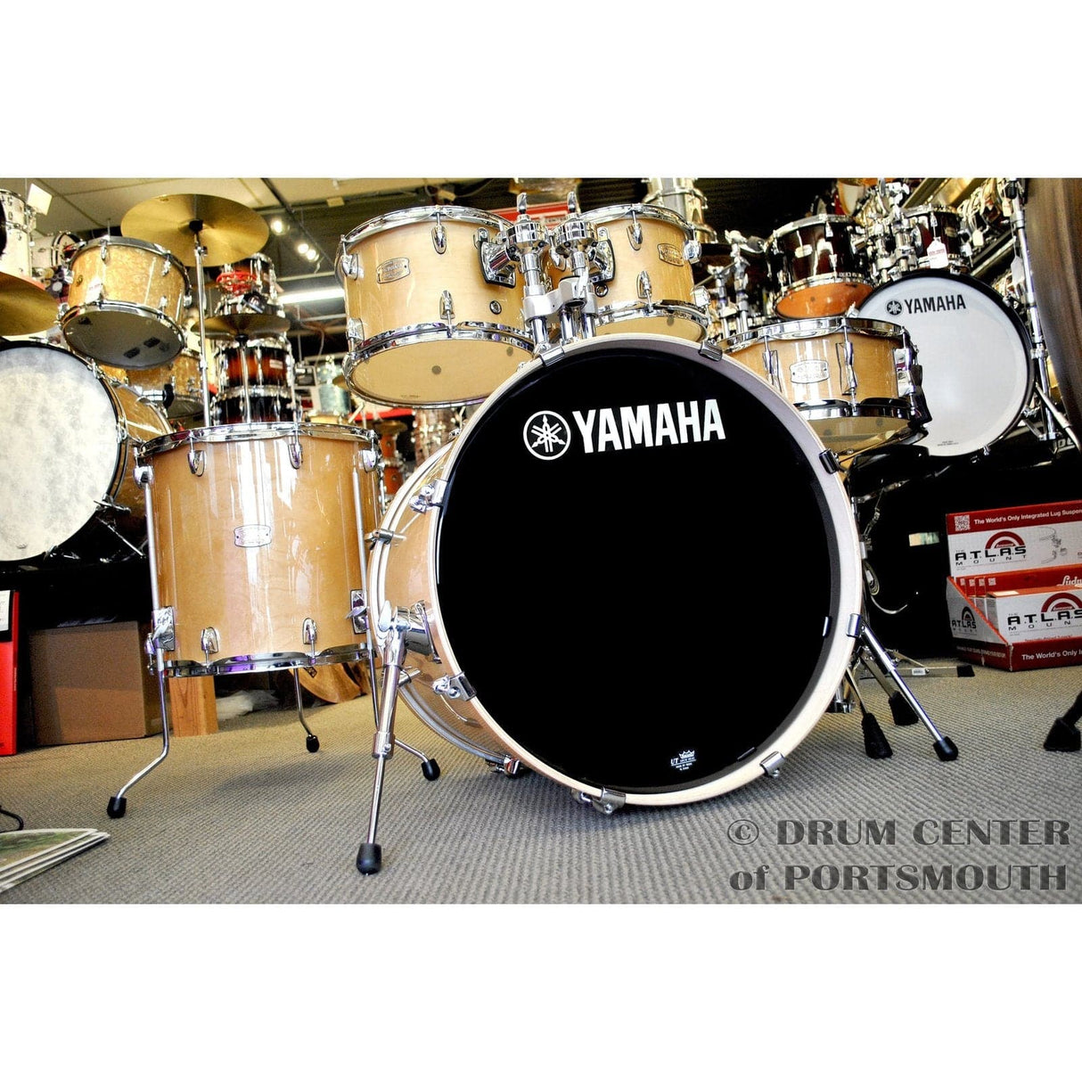 Yamaha Stage Custom Birch 5pc Drum Set w/ 22" BD Natural Wood