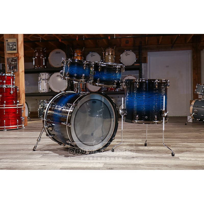 Yamaha Live Custom Hybrid Oak 4pc Drum Set Uzu Ice Sunburst