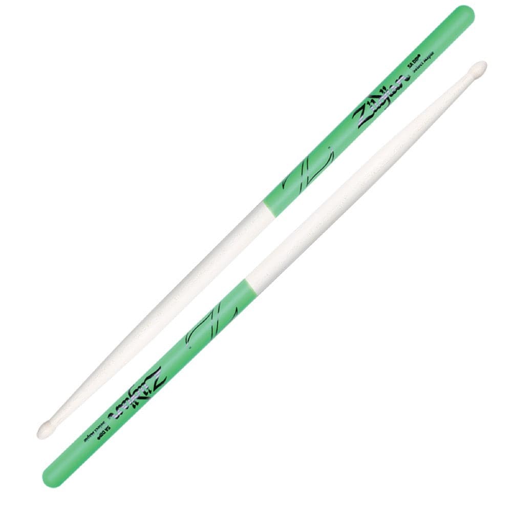 Zildjian 5A Maple Green Dip Drumsticks