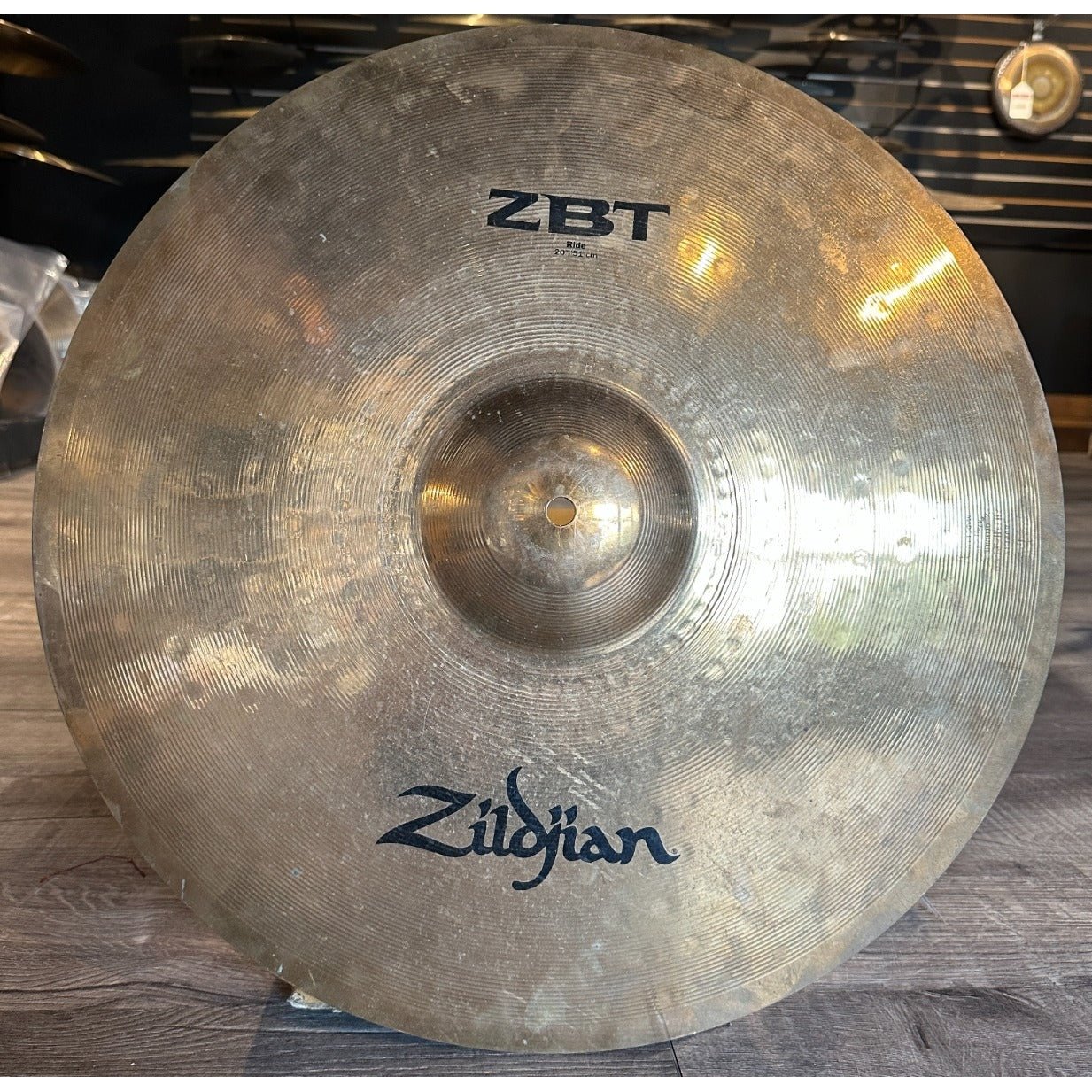 Used Zildjian ZBT Ride Cymbal 20"