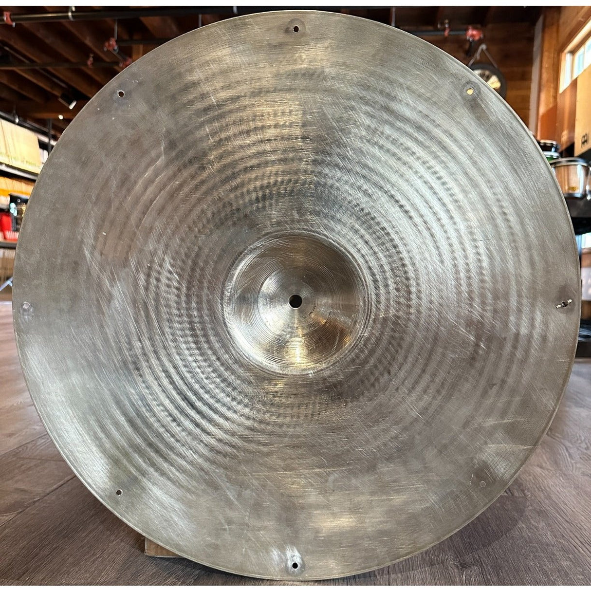 Used Zildjian A Custom Ride Cymbal 20" w/Rivets