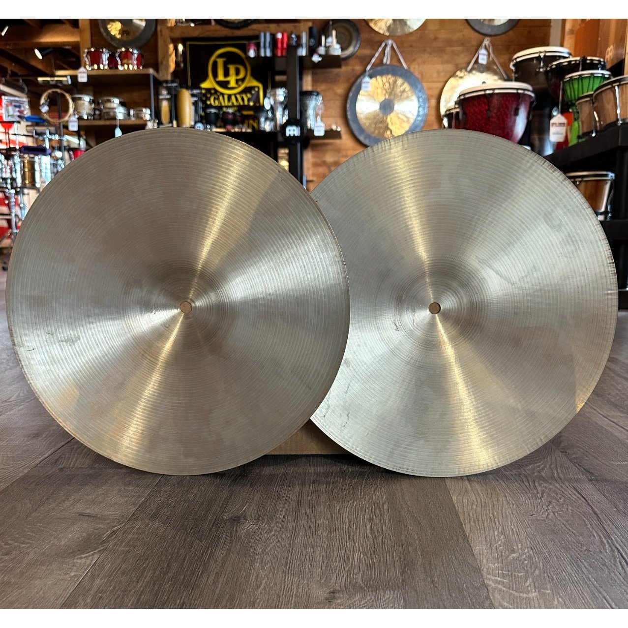 Used Zildjian A New Beat Hi Hat Cymbals 14"