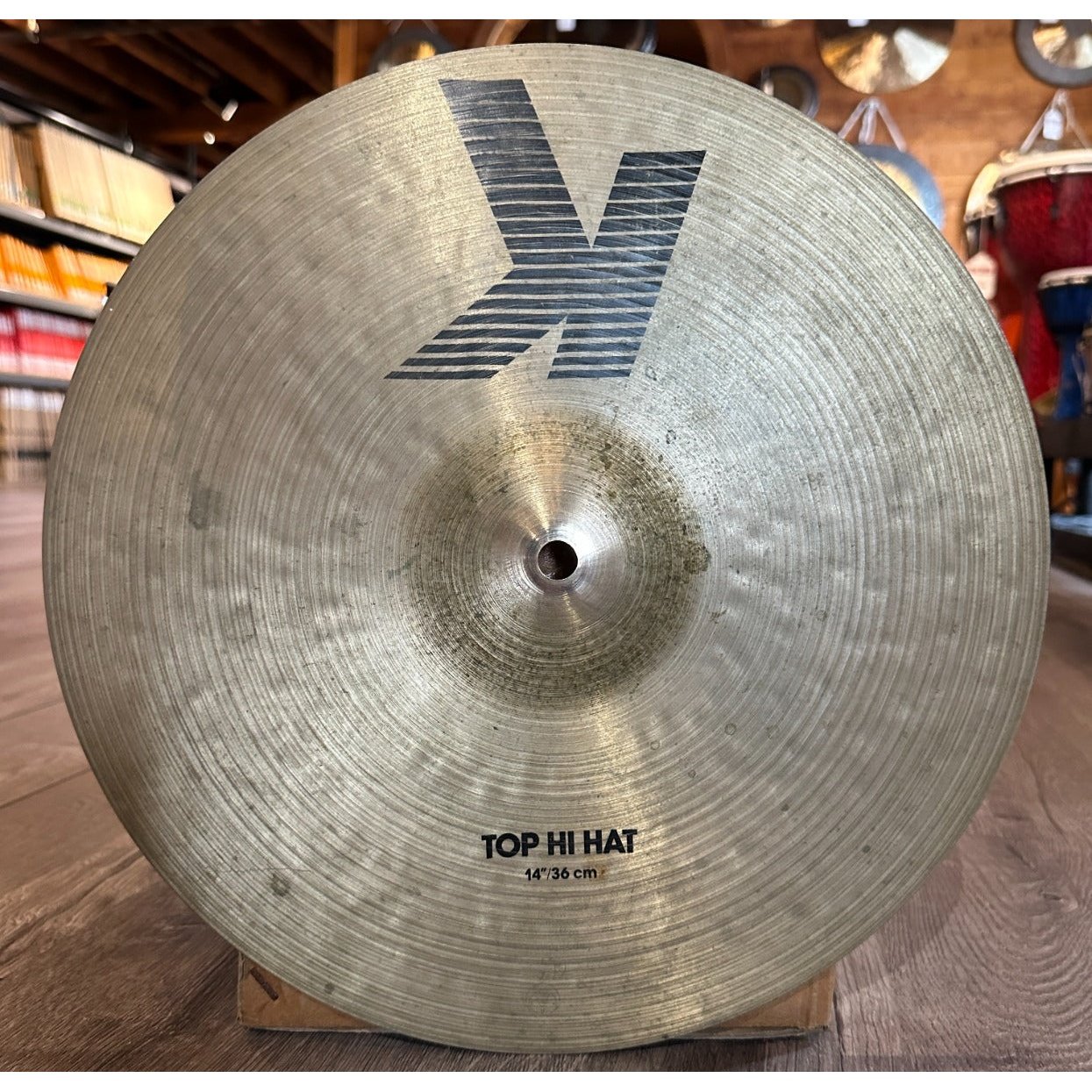 Used Zildjian K Hi Hat Top Cymbal 14"