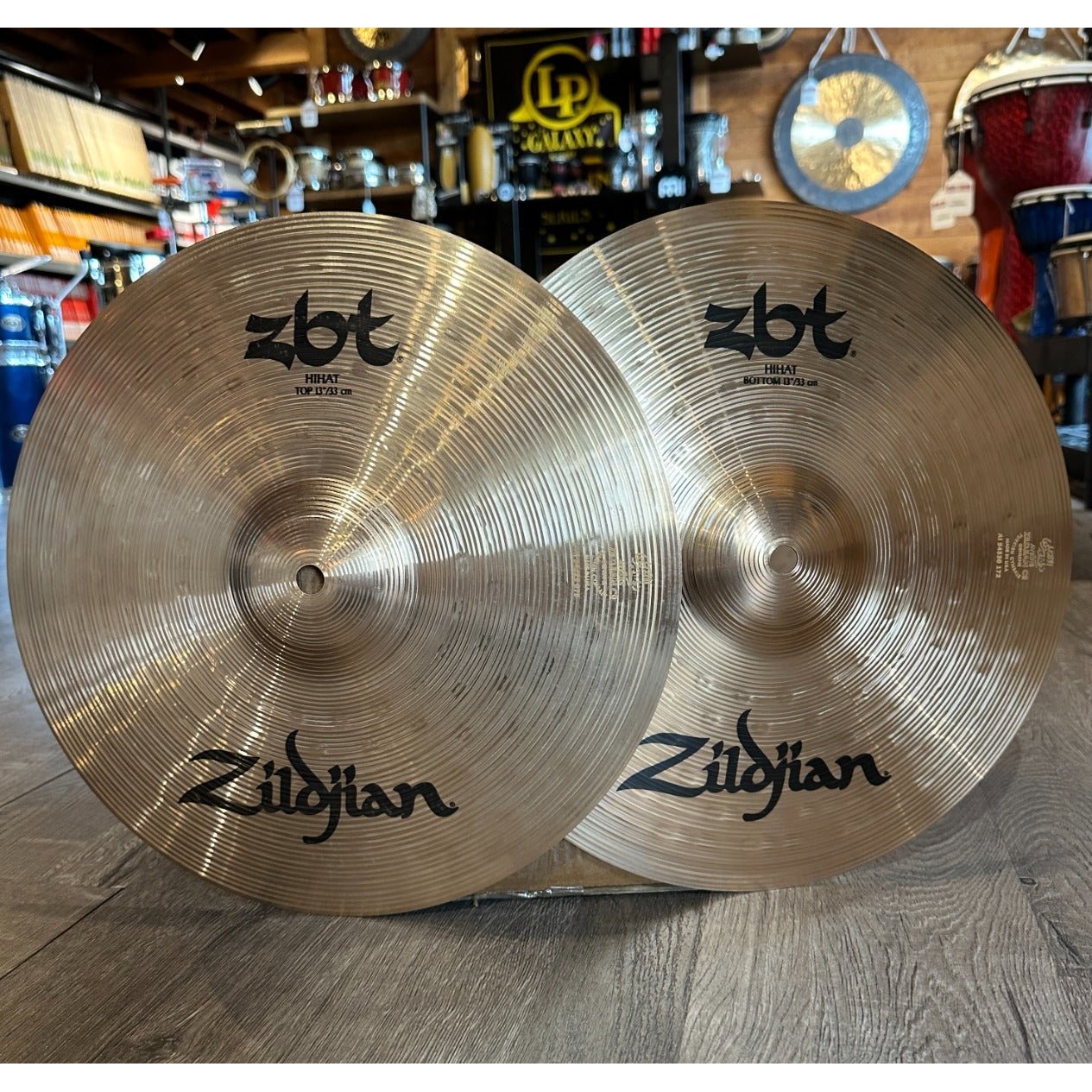 Used Zildjian ZBT Hi Hat Cymbals 13"