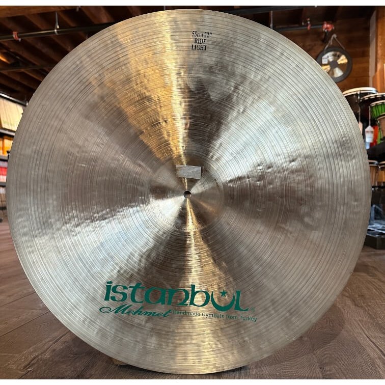 Used Istanbul Mehmet Horacio 'El Negro' Hernandez Light Ride Cymbal 22" 2444 grams