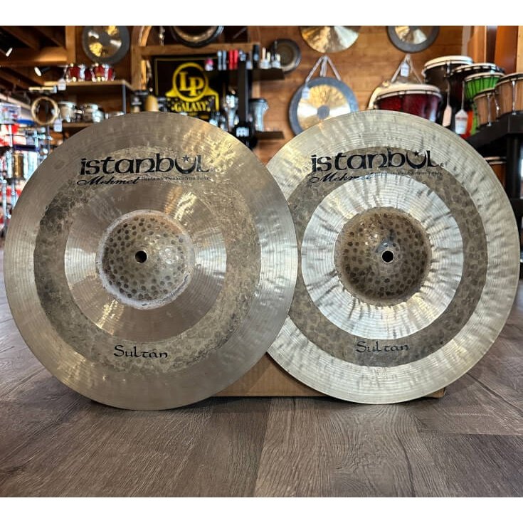 Used Istanbul Mehmet Sultan Hi Hat Cymbals 13"